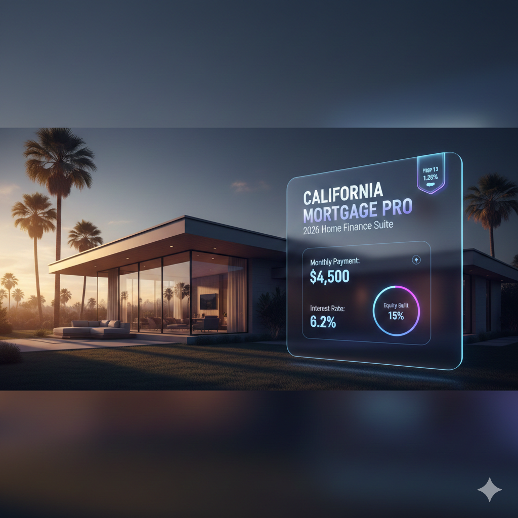 California Mortgage Calculator with Taxes and PMI 2026"